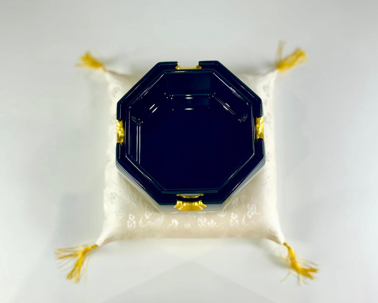 Sato Mokko: Tamatebako Treasure Box in Black Lacquer