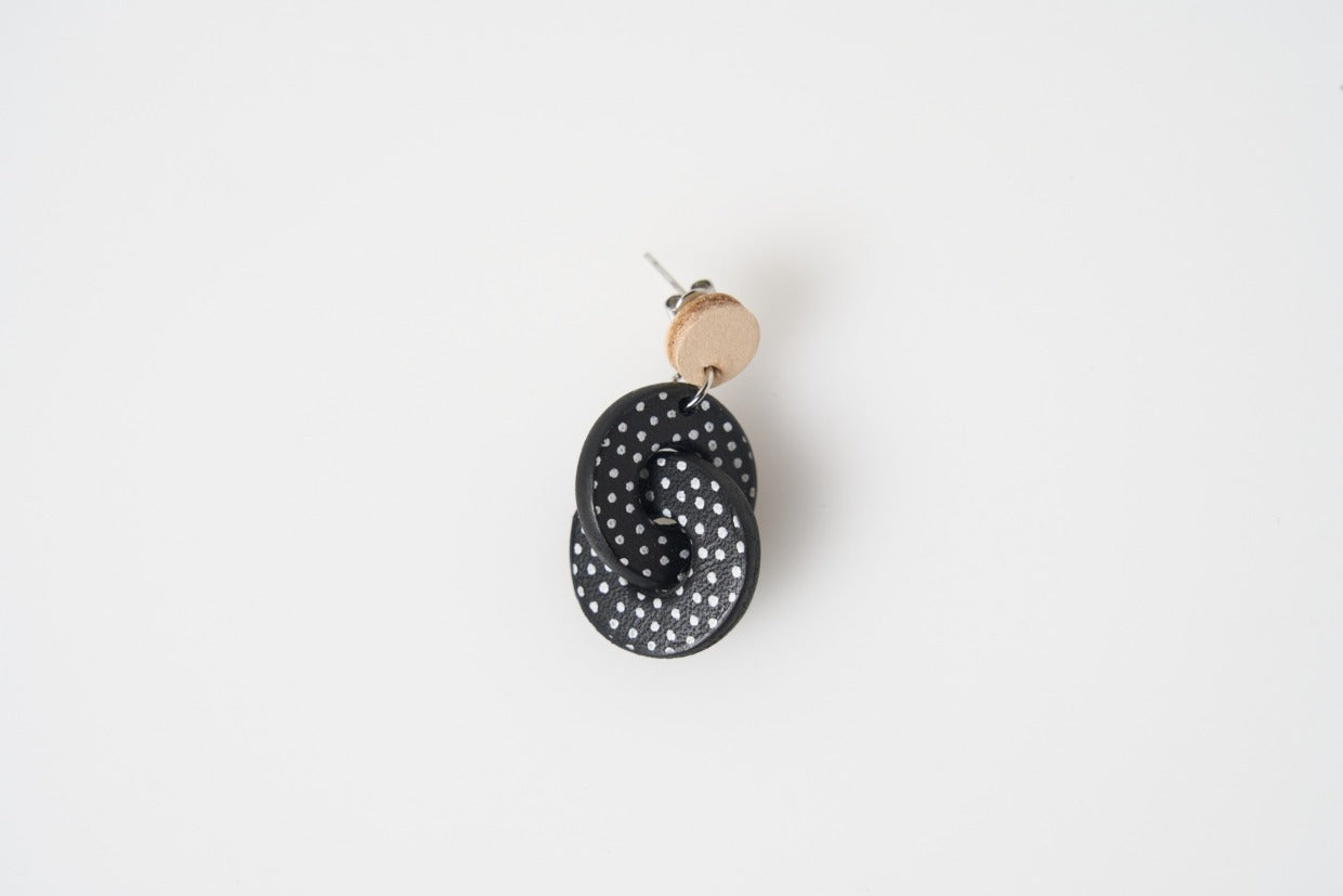 Tomita Sen Kogei: SAME Sharkskin Earrings / Clip-On Earrings
