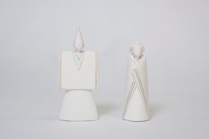 Koikko: Hina Ningyo Simple Modern Standing Hina White Model 2