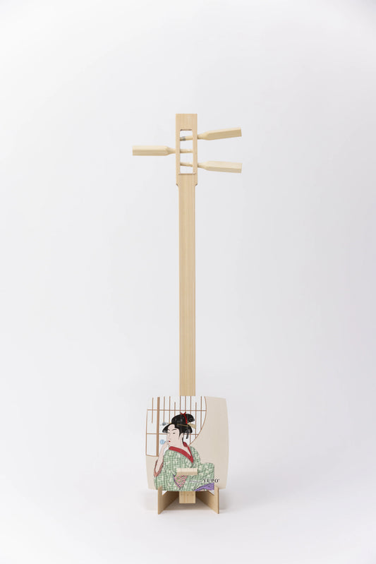 Sangenshi Kikuoka: Chinton EDO Series Playable Mini Shamisen – Bijin-ga