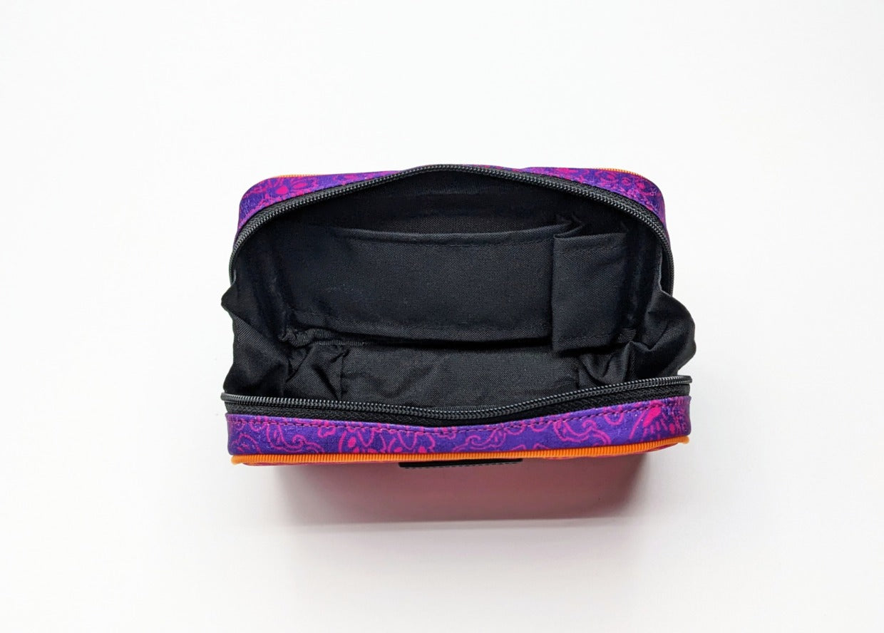 Tomita Sen Kogei: SARAKICHI – Komon Pouch (Orange/Pink)