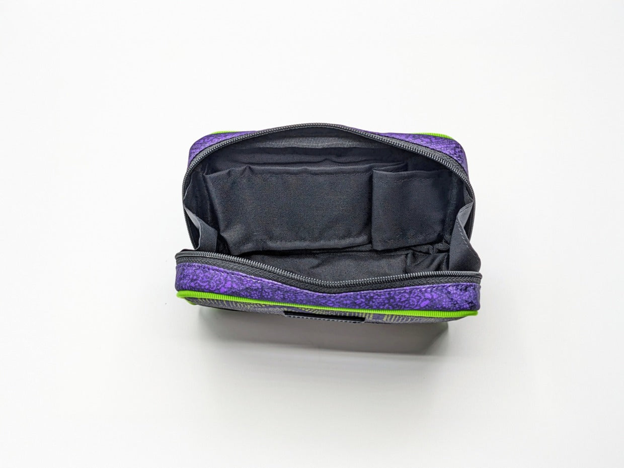 Tomita Sen Kogei: SARAKICHI – Komon Pouch (Green/Purple)
