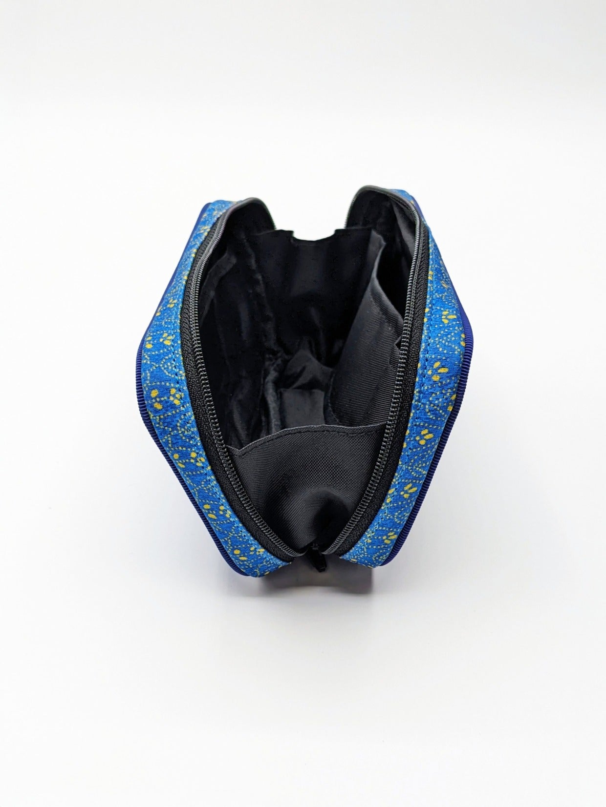 Tomita Sen Kogei: SARAKICHI – Komon Pouch (Yellow/Blue)