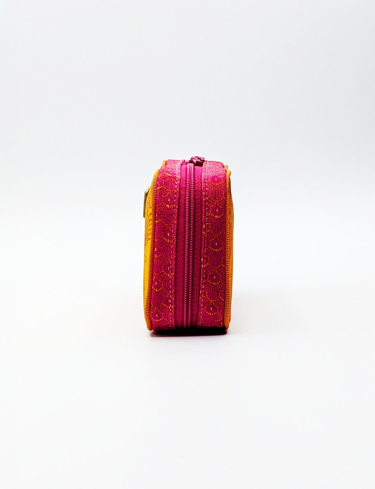 Tomita Sen Kogei: SARAKICHI – Komon Pouch (Pink/Yellow)