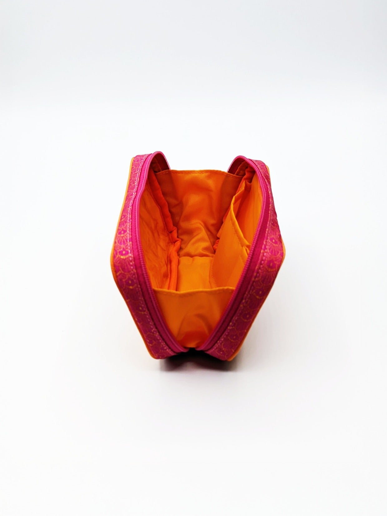 Tomita Sen Kogei: SARAKICHI – Komon Pouch (Pink/Yellow)