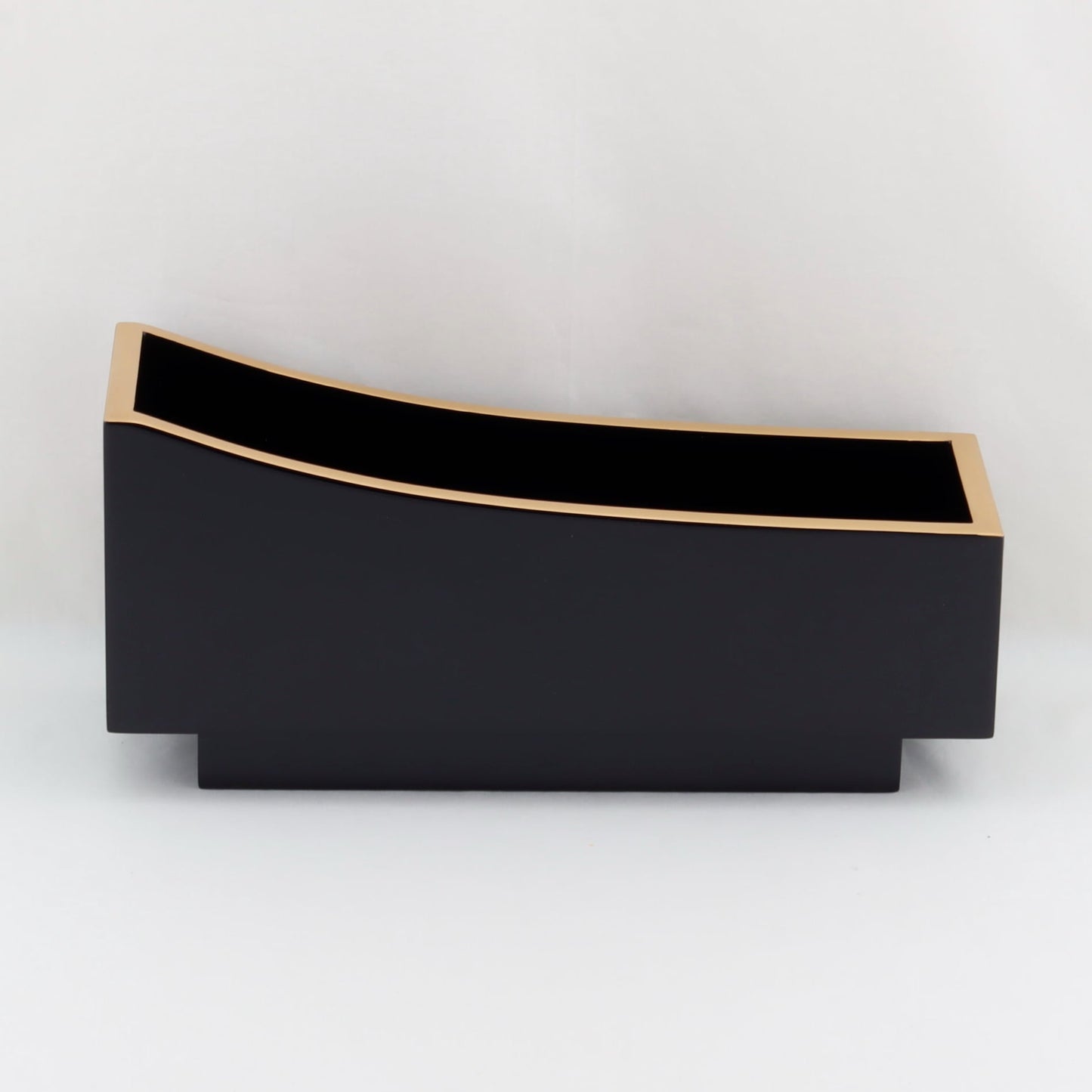 Kato Lacquerware: Wajima Lacquerware Wine Cooler Letter with Gold Vine Maki-e