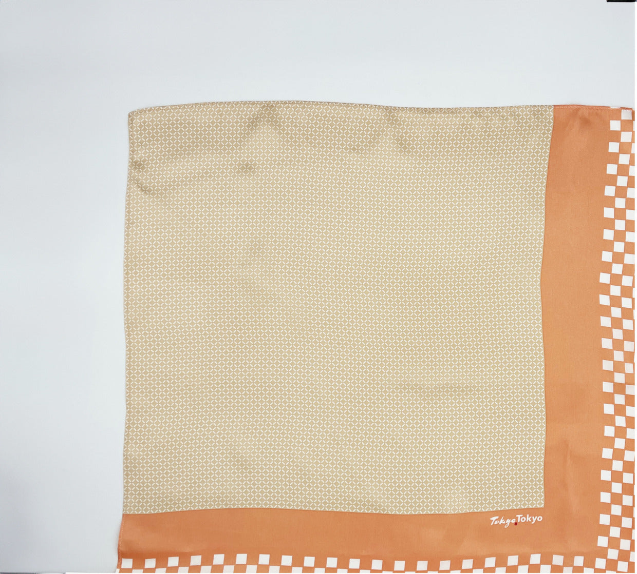 Tomita Sen Kogei: Tokyo Tokyo Furoshiki Stole (Orange)