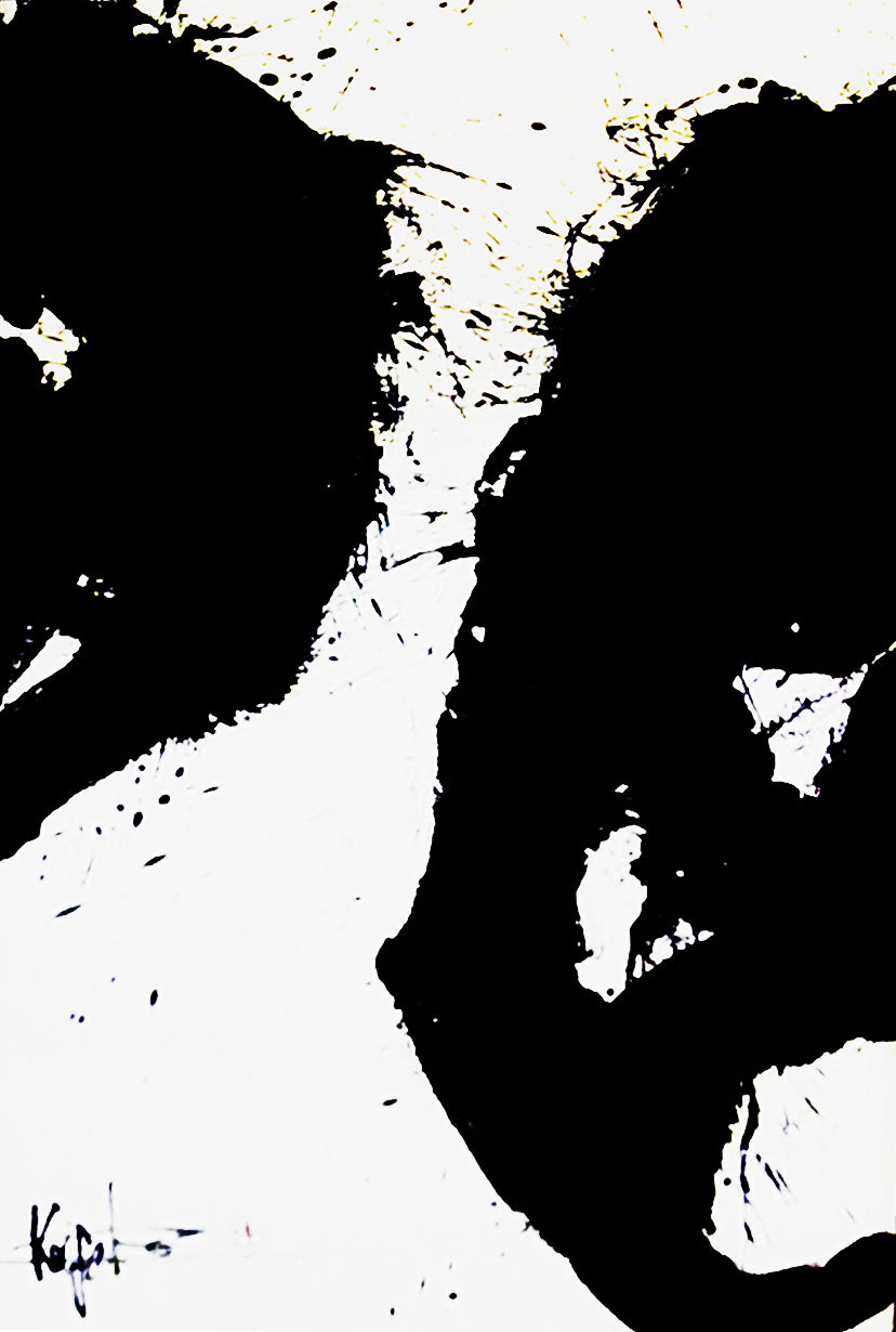 Kei Sato: Ancient Character Poster: 目目 (to gaze in surprise)