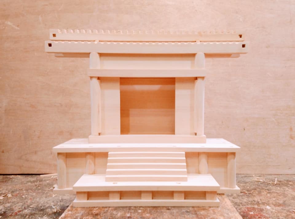 Sato Mokko: Solid Hinoki Shinto Shrine