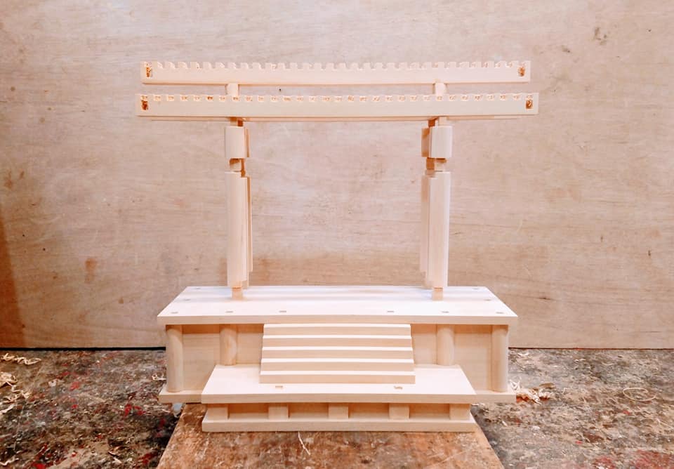 Sato Mokko: Solid Hinoki Shinto Shrine