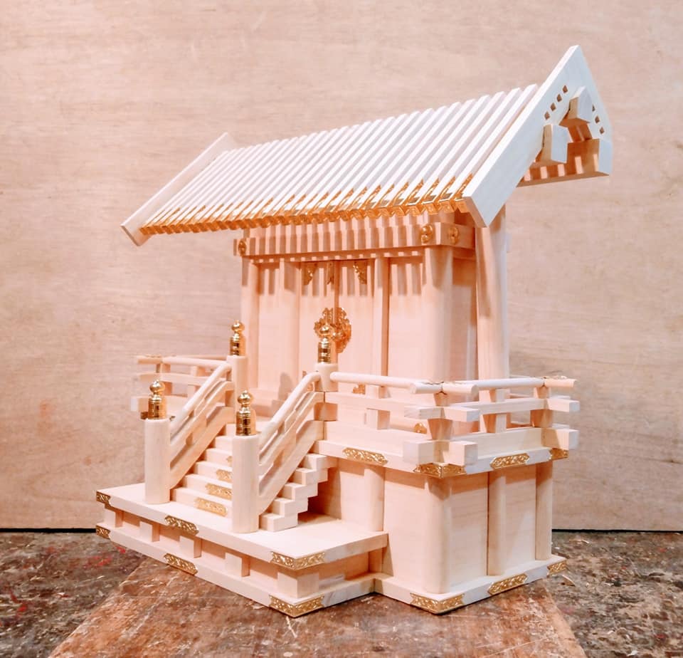 Sato Mokko: Solid Hinoki Shinto Shrine