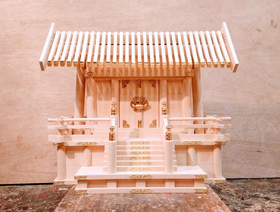 Sato Mokko: Solid Hinoki Shinto Shrine