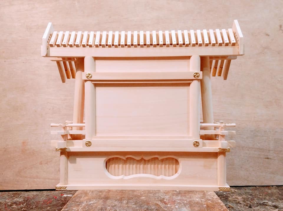 Sato Mokko: Solid Hinoki Shinto Shrine