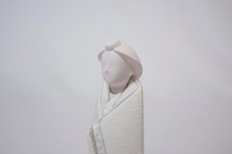 Koikko: Hina Ningyo Simple Modern Standing Hina White Model 2