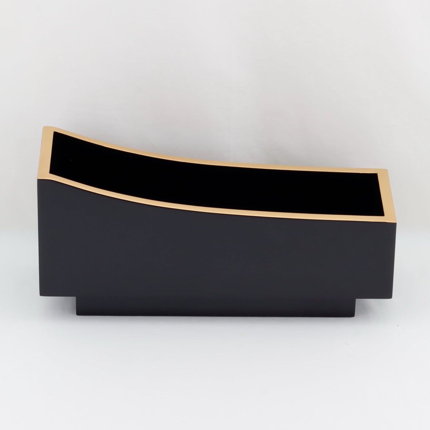 Kato Lacquerware: Wajima Lacquerware Wine Cooler Letter with Gold Vine Maki-e