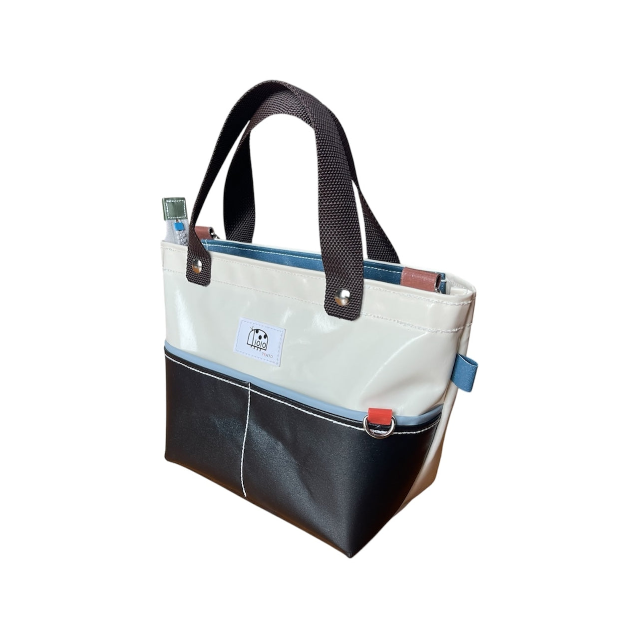 SCT: Hand-made Tote Bag (Large) w/ Zipper and D-rings