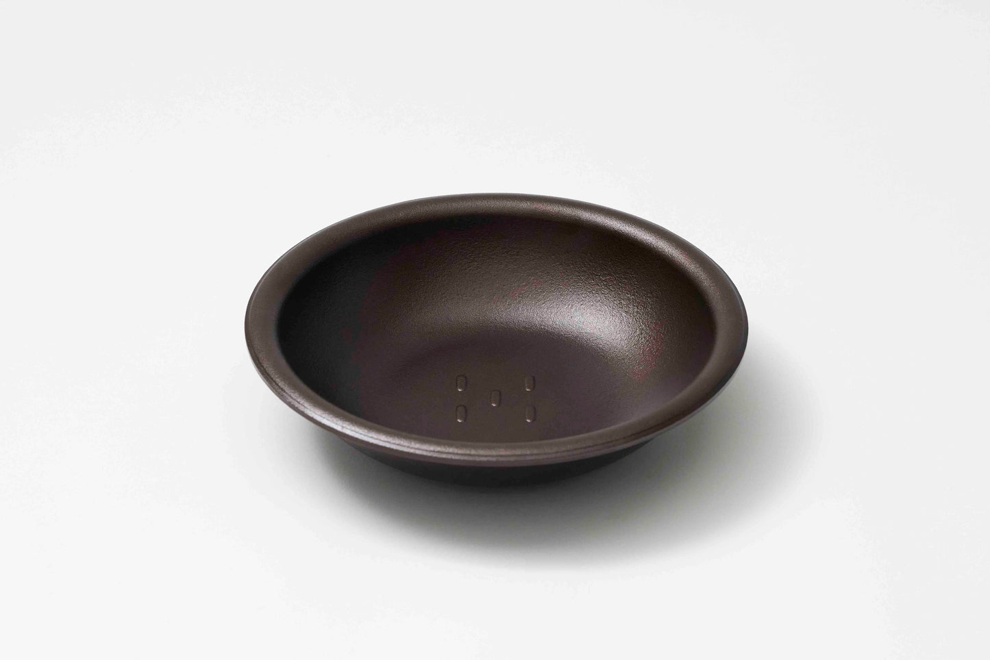 Yamaco: TANZO5 Forged Iron Bowl with Glass Lid