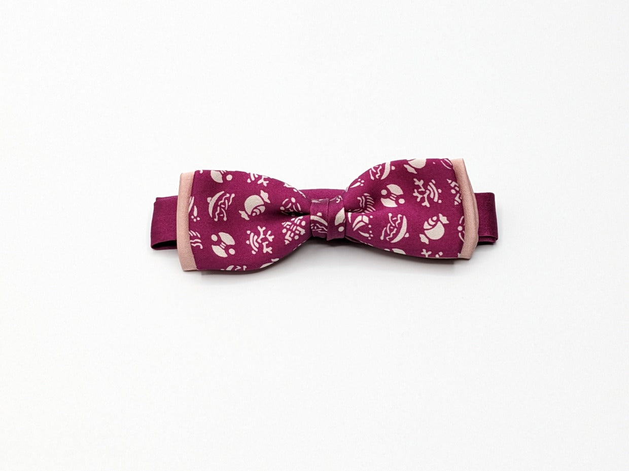 Tomita Sen Kogei: SARAKICHI – Bow Tie (Takara-zukushi / Ume Murasaki)