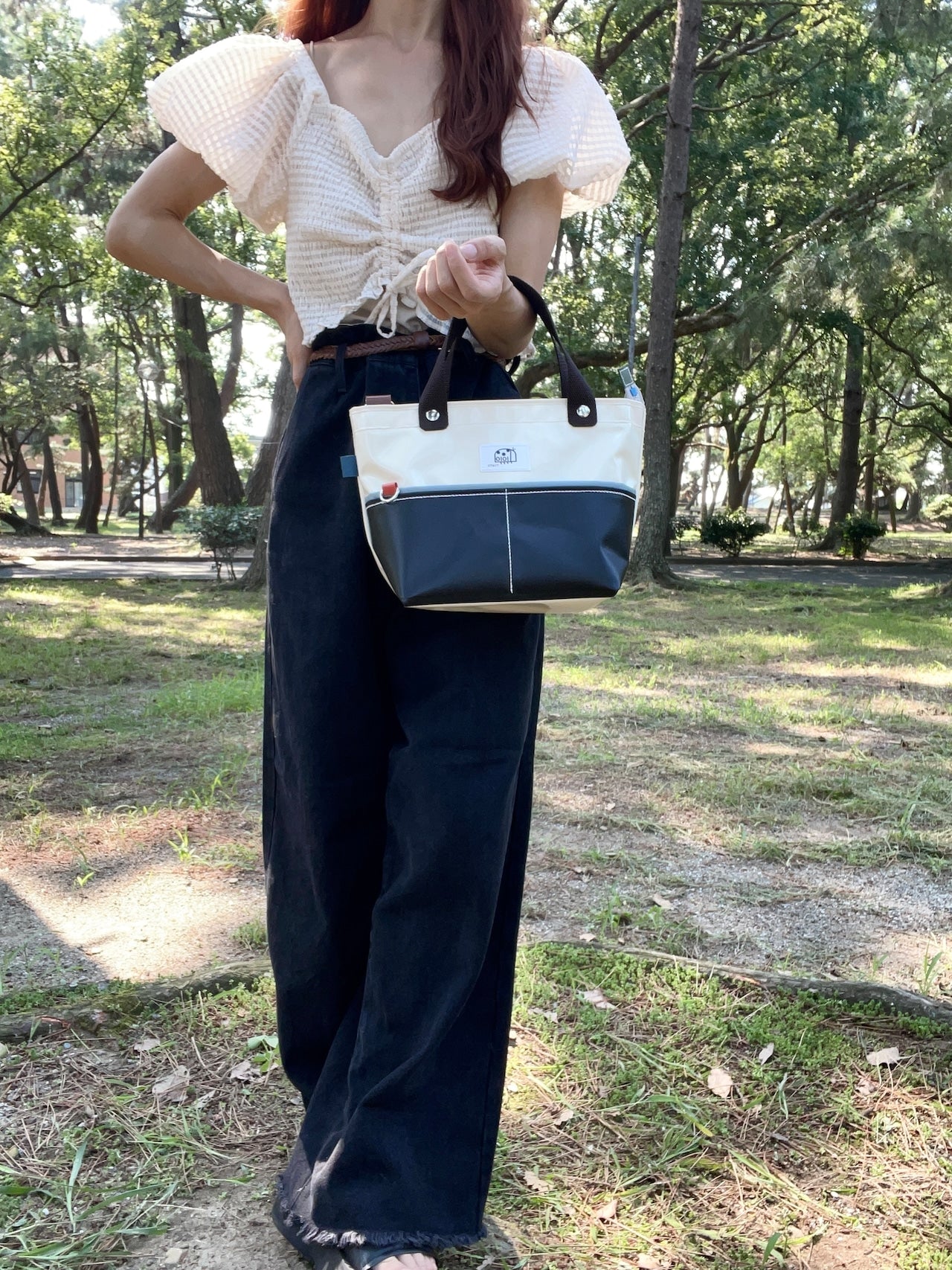 SCT: Hand-made Tote Bag (Large) w/ Zipper and D-rings