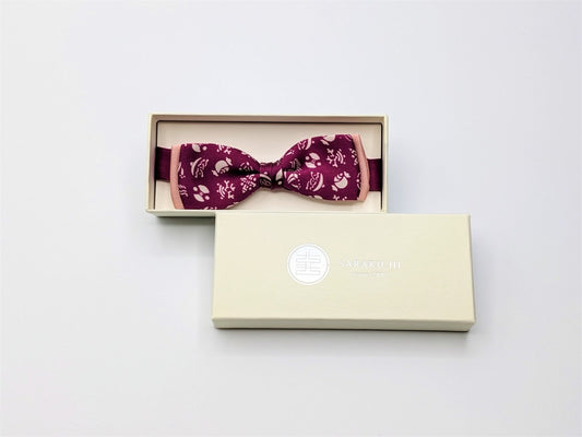 Tomita Sen Kogei: SARAKICHI – Bow Tie (Takara-zukushi / Ume Murasaki)