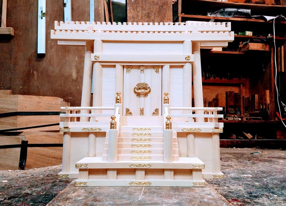 Sato Mokko: Solid Hinoki Shinto Shrine