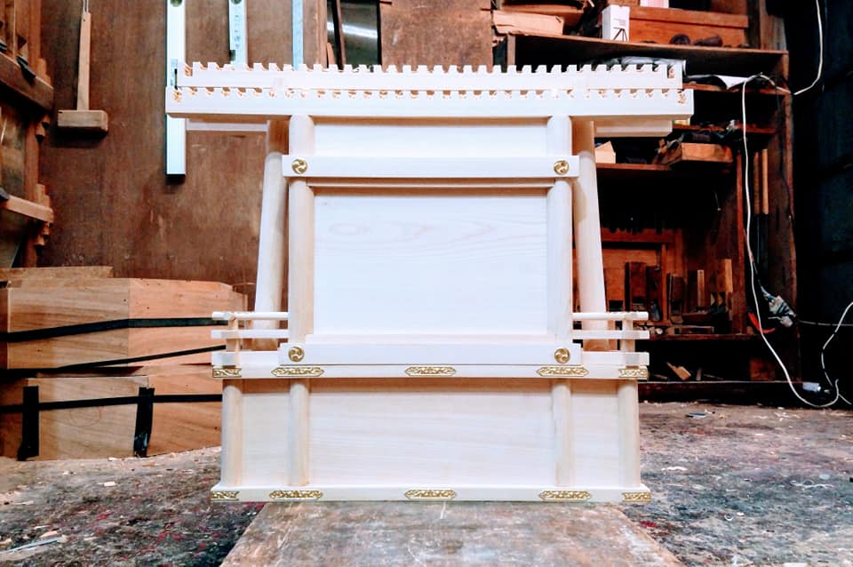 Sato Mokko: Solid Hinoki Shinto Shrine