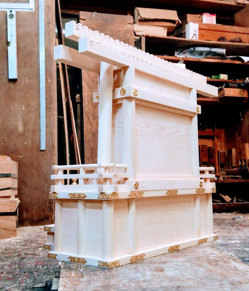 Sato Mokko: Solid Hinoki Shinto Shrine
