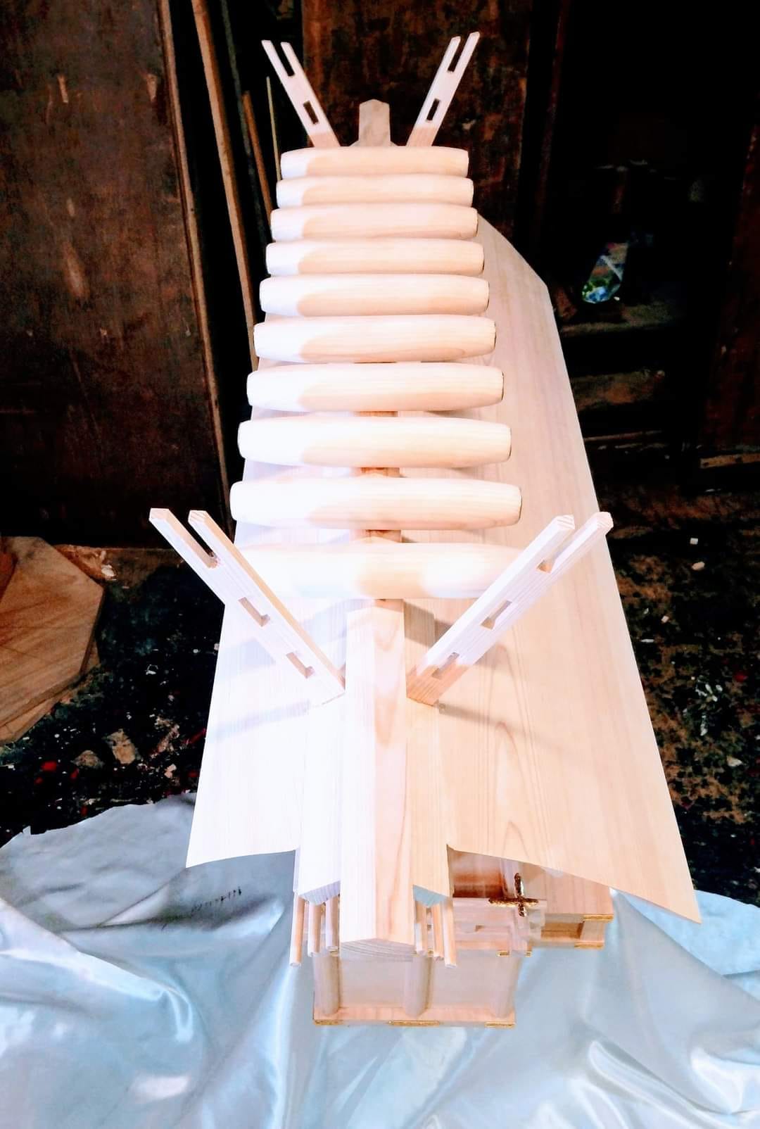 Sato Mokko: Solid Hinoki Shinto Shrine