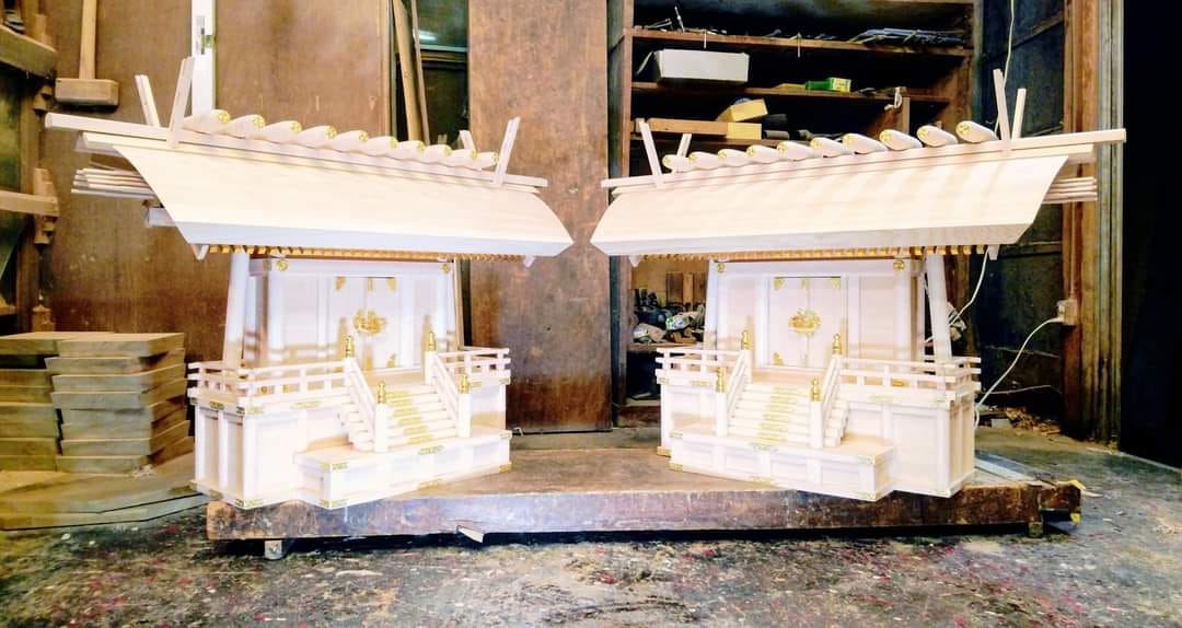 Sato Mokko: Solid Hinoki Shinto Shrine