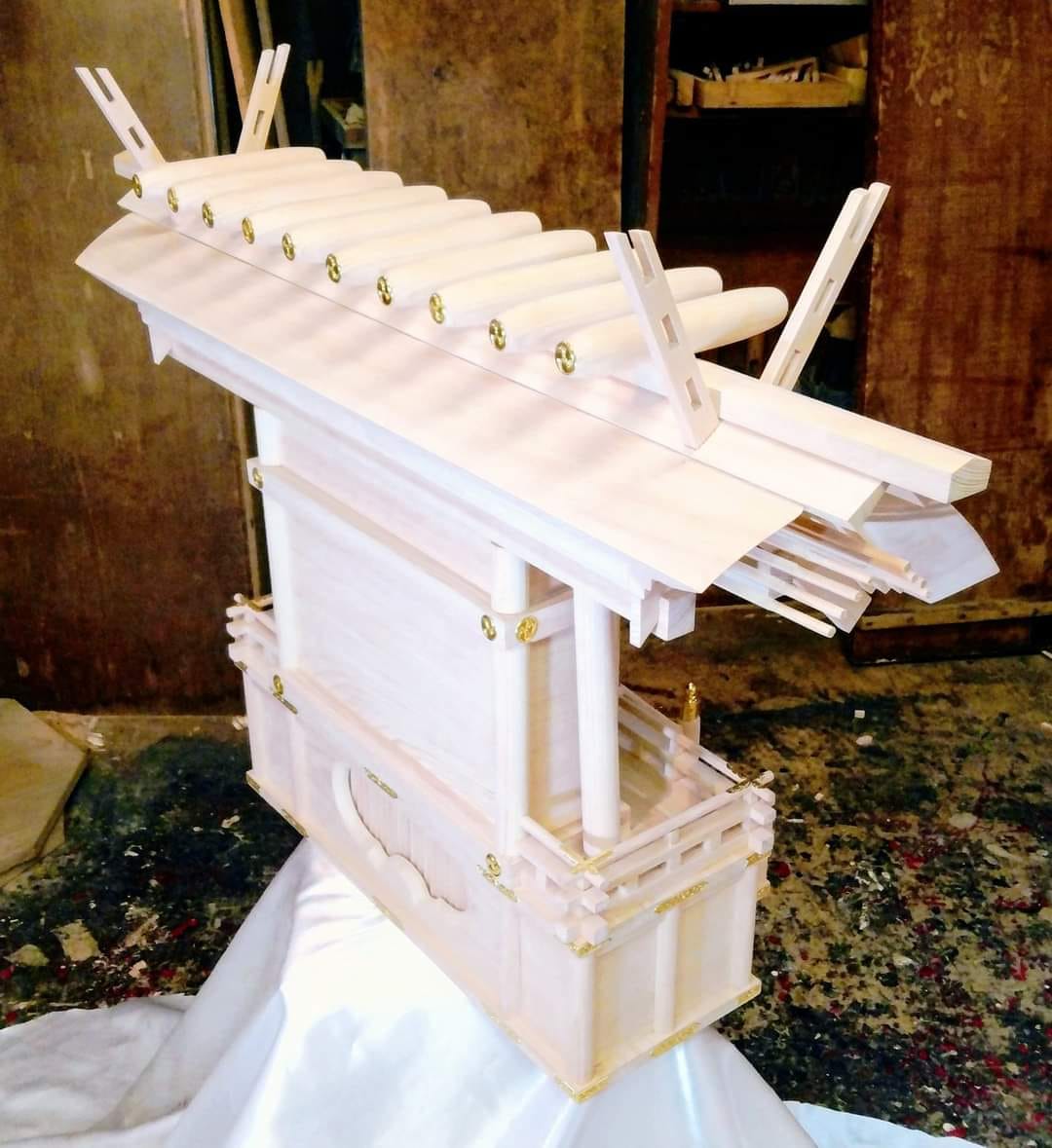 Sato Mokko: Solid Hinoki Shinto Shrine