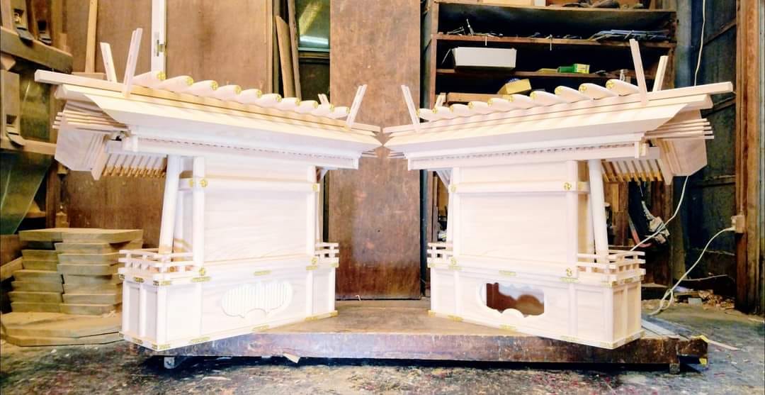 Sato Mokko: Solid Hinoki Shinto Shrine