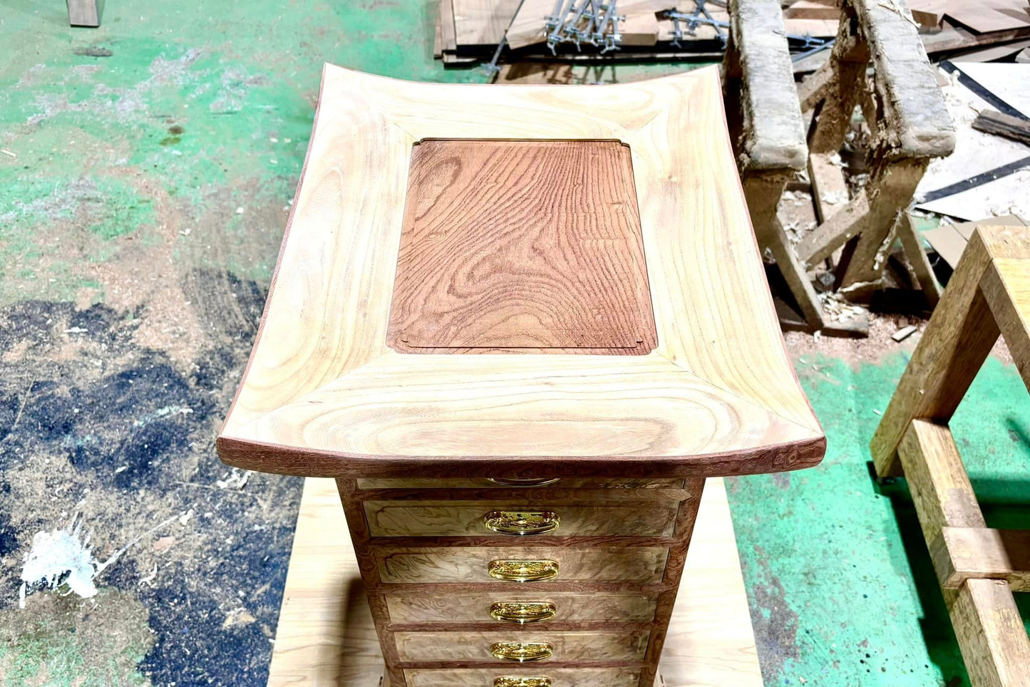 Sato Mokko: Solid Keyaki Joinery Chest