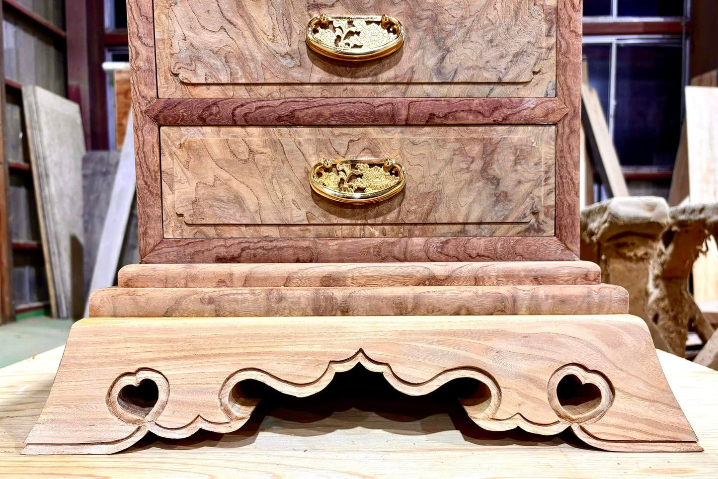 Sato Mokko: Solid Keyaki Joinery Chest