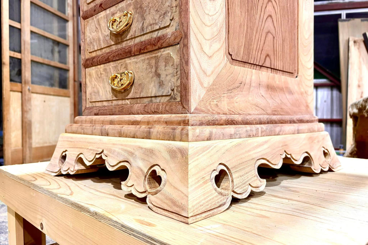 Sato Mokko: Solid Keyaki Joinery Chest