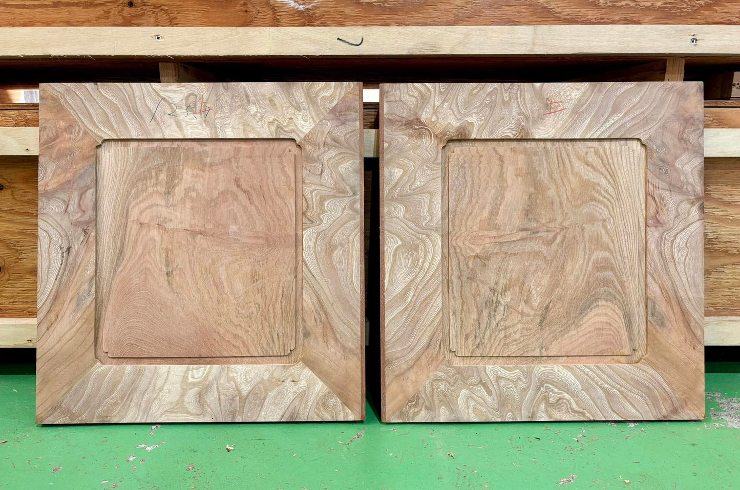 Sato Mokko: Solid Keyaki Fifteen-Drawer Chest with Cabriole Legs