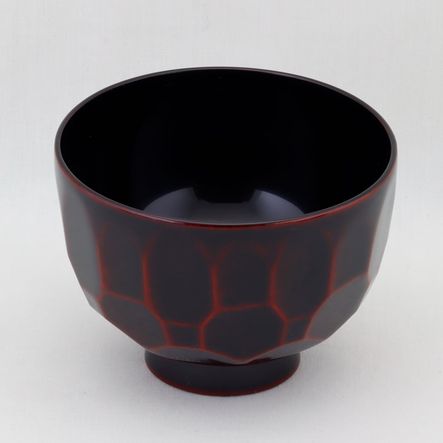 Kato Lacquerware: Wajima Lacquerware Kikko Soup Bowl Set — Tale of Genji Maki-e