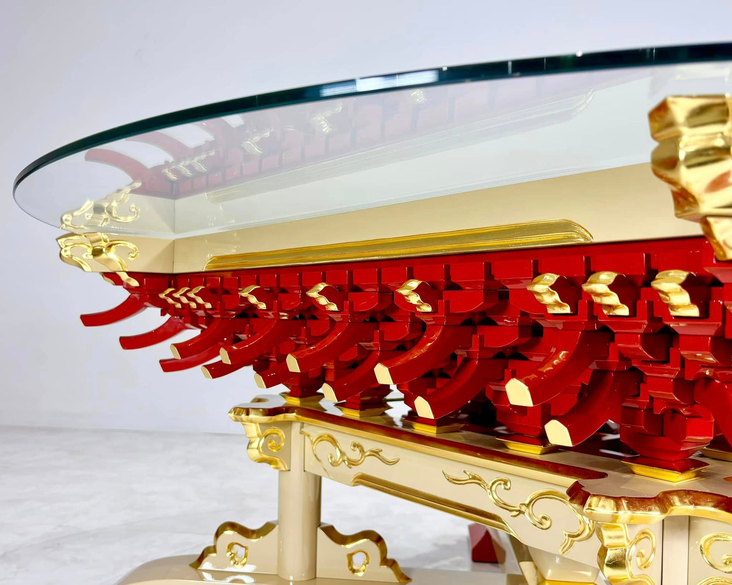 Sato Mokko: Masugumi Sofa Table
