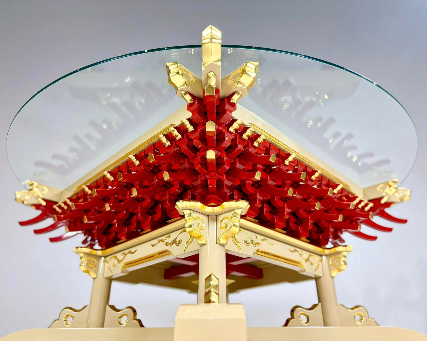 Sato Mokko: Masugumi Sofa Table