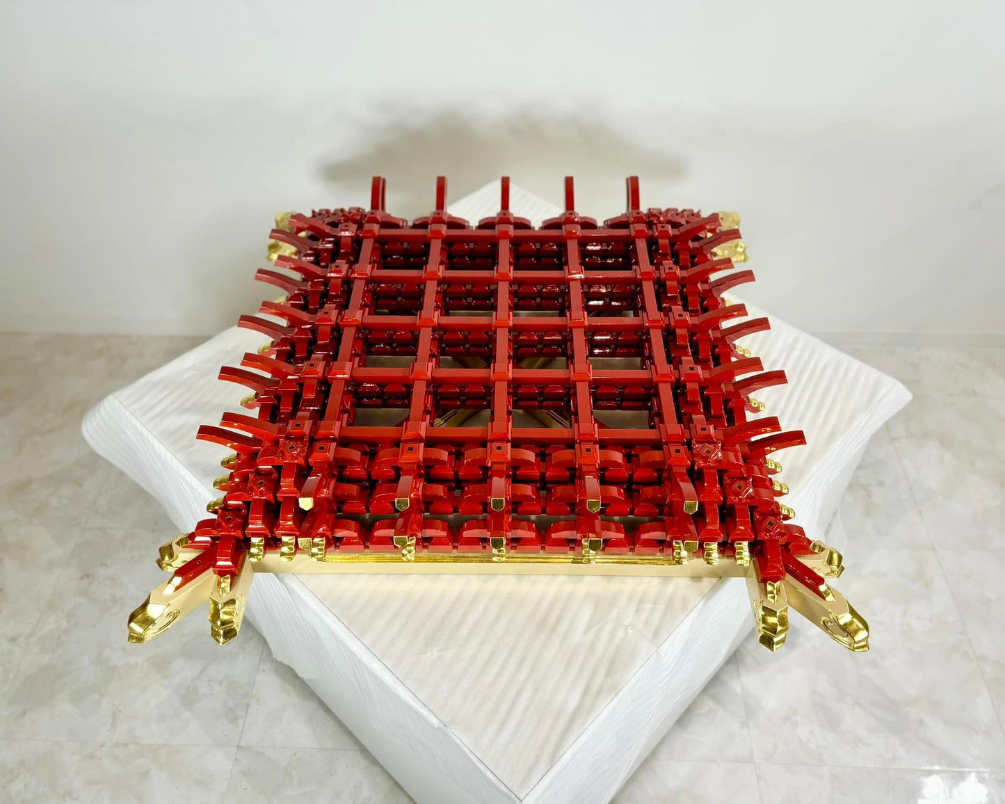 Sato Mokko: Masugumi Sofa Table
