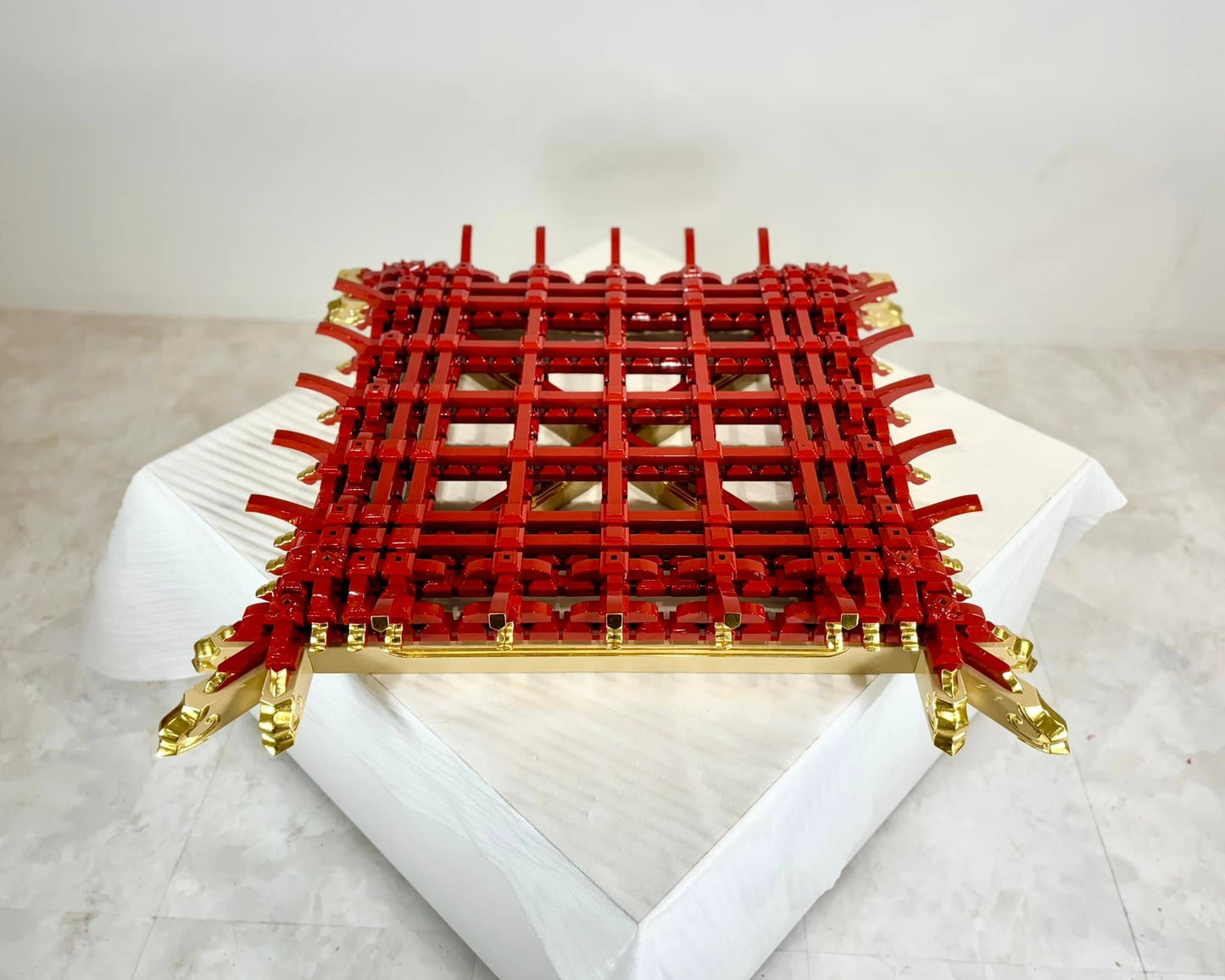 Sato Mokko: Masugumi Sofa Table