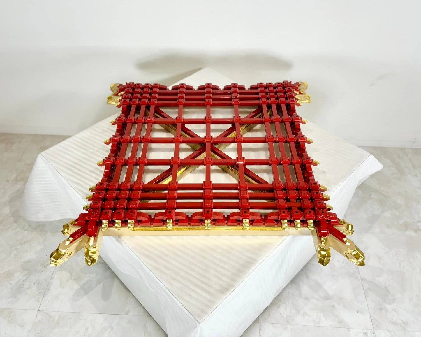Sato Mokko: Masugumi Sofa Table