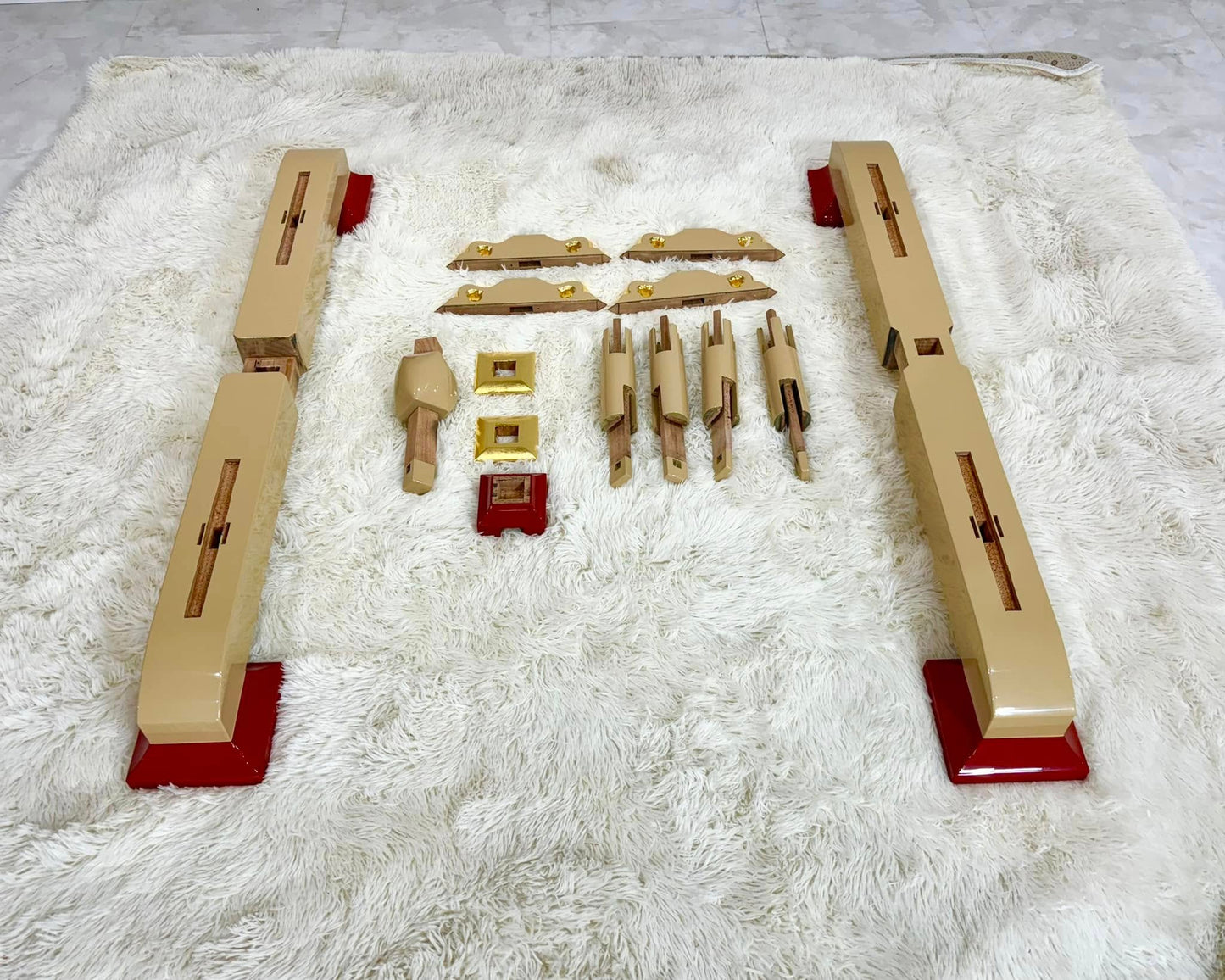 Sato Mokko: Masugumi Sofa Table