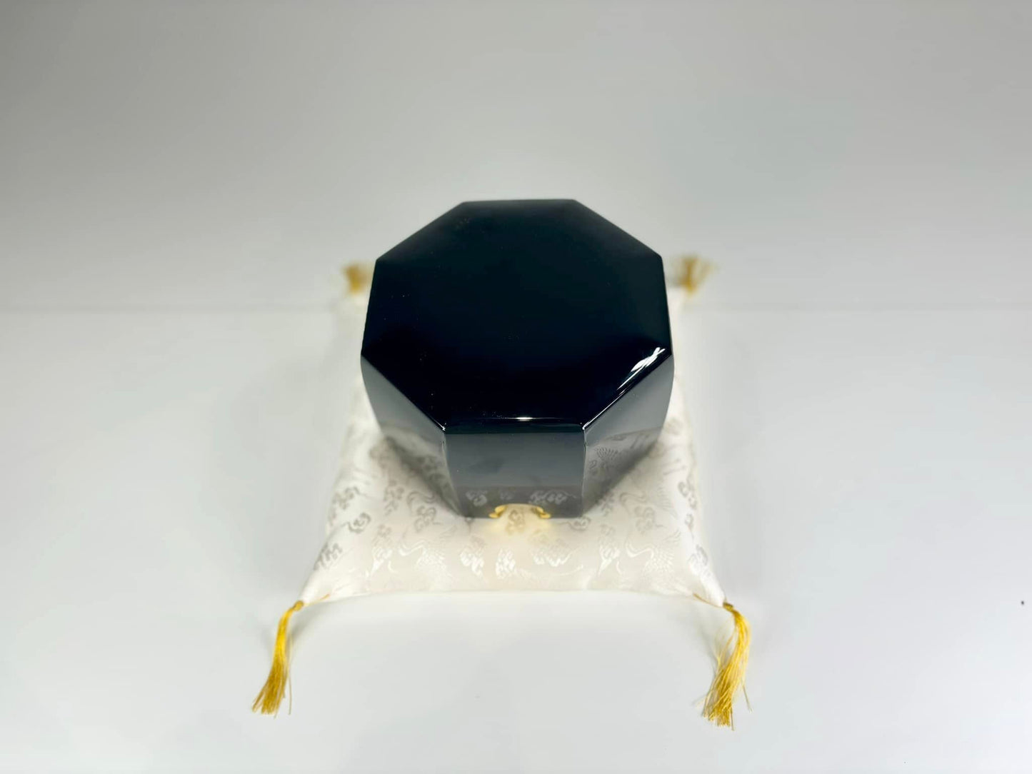 Sato Mokko: Tamatebako Treasure Box in Black Lacquer
