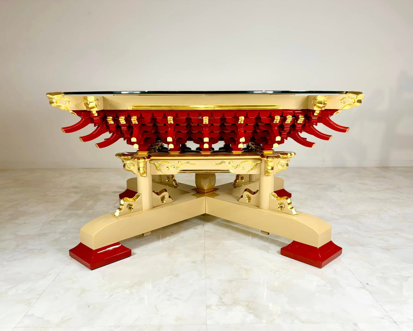 Sato Mokko: Masugumi Sofa Table