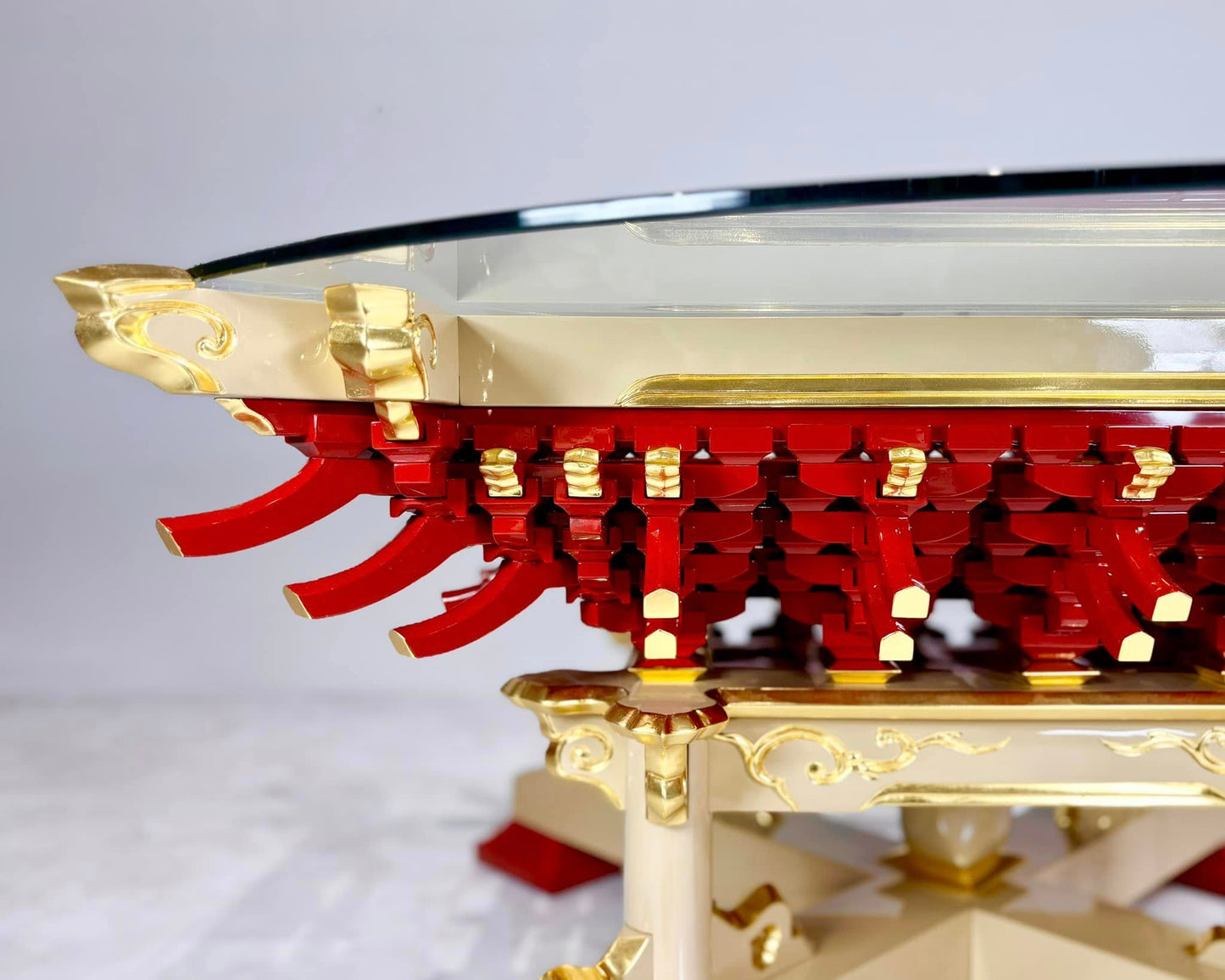 Sato Mokko: Masugumi Sofa Table