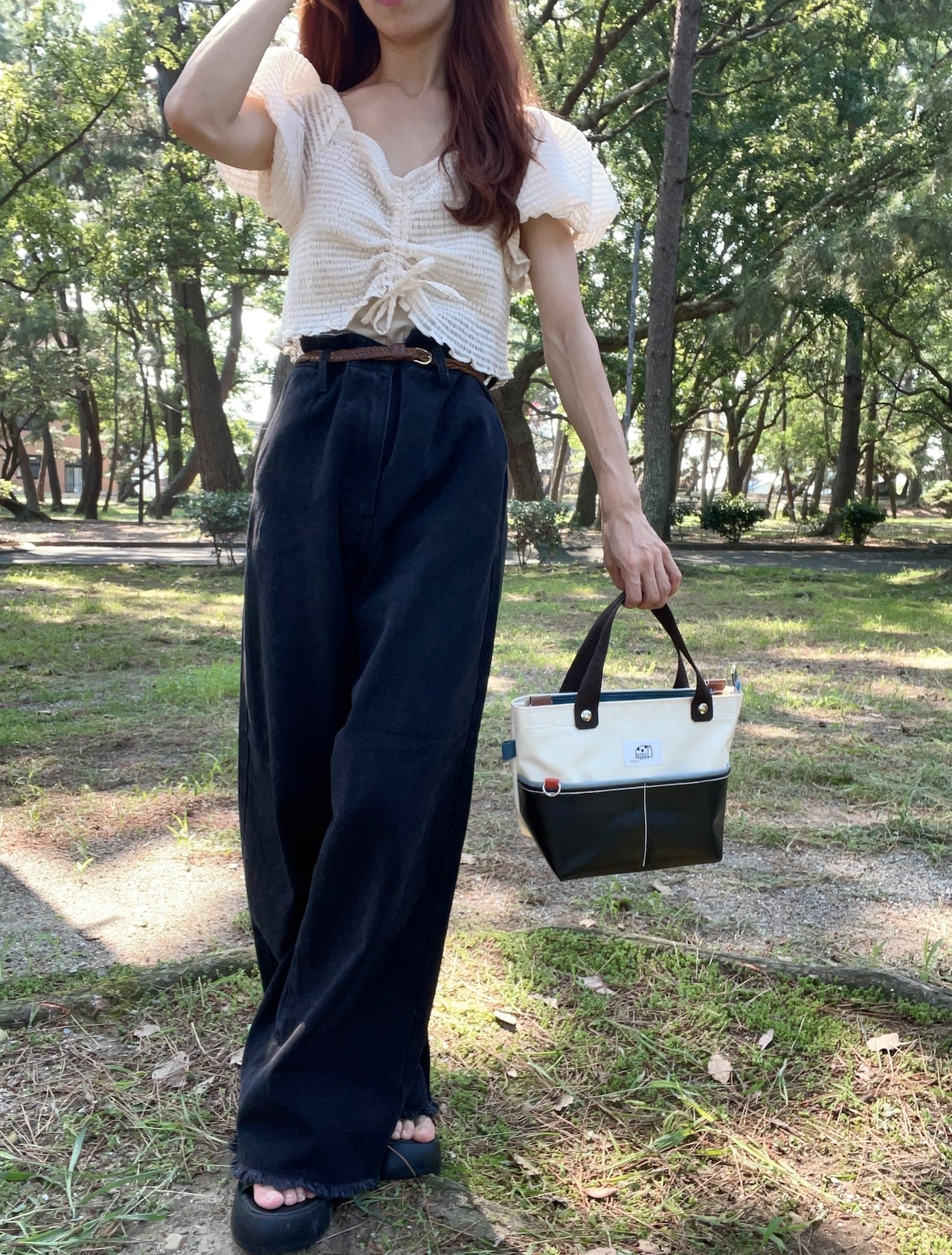 SCT: Hand-made Tote Bag (Large) w/ Zipper and D-rings