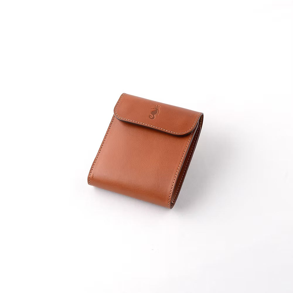Takumics: Otto Bi-Fold Wallet — Classic Brown / Italian Leather