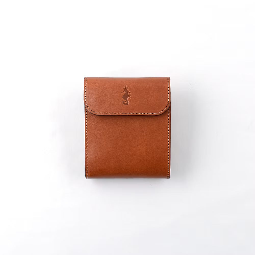 Takumics: Otto Bi-Fold Wallet — Classic Brown / Italian Leather
