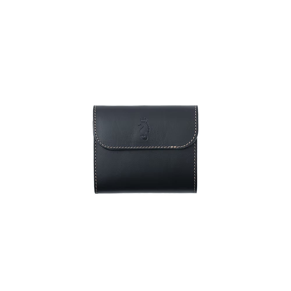 Takumics: Quattro Plus Tri-Fold Wallet — Classic Black / Italian Leather