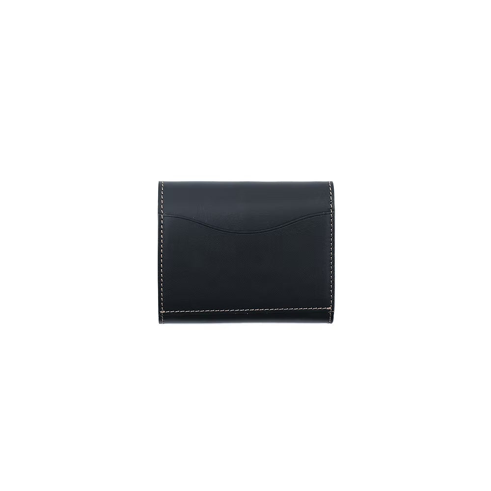 Takumics: Quattro Plus Tri-Fold Wallet — Classic Black / Italian Leather